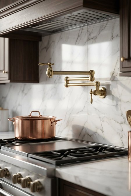 حنفية مطبخ جداريّة